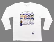 ココア・リゼ・千夜・シャロ 長袖Tシャツ ホワイト Lサイズ 「ご注文はうさぎですか?BLOOM ご注文はOIOIですか?(2024)」