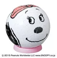 ベル「PEANUTS(SNOOPY)」 球形ジグソーパズル 60ピース [BTP-002] 