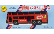 1/100 日航ジェットライン フライドポテト号(レッド×ブルー) 「二階建バスシリーズ No.1012」