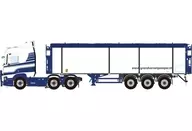 1/50 Pomper Grondverzetbedrijf SCANIA R NORMAL CR20N 6X2 TWIN STEER BELT TRAILER - 3 AXLE [01-4617]