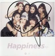 須田アンナ(Happiness) 直筆サイン入りステッカー 「全国縦断武者修行ツアー」 CD予約特典