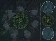 Kis-My-Ft2 銀ステッカー 「CD MUSIC COLOSSEUM」 mu-mo shop予約特典