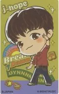 [単品] ジェイホープ(BTS/防弾少年団)/Dynamite コレクションシール 「キャラポケ TinyTAN」