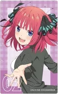 中野二乃 カードステッカー 「五等分の花嫁∽」