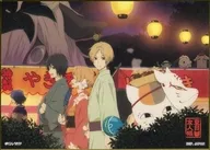 集合(屋台) 描きおろし色紙 色コレ 「一番くじ 夏目友人帳 ～お祭りニャンコ先生～」 D賞
