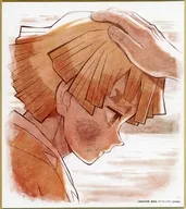 我妻善逸 「鬼滅の刃×ufotable Cafe 竈門炭治郎 立志編 特別編集版放送記念コラボレーションカフェ 鼓屋敷編・那田蜘蛛山編 ランダム複製ミニ色紙」