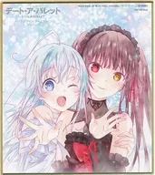 時崎狂三＆緋衣響 中村直人描き下ろしミニ色紙 「デート・ア・バレット ナイトメア・オア・クイーン」 第2週目来場者特典