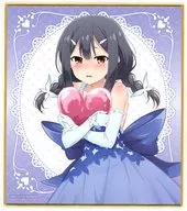 美遊・エーデルフェルト(ドレスver.) ミニ色紙 「くじ引き堂 劇場版 Fate/kaleid liner プリズマ☆イリヤ Licht 名前の無い少女 Happy Birthday イリヤ・美遊・クロエ くじ」 D-2賞