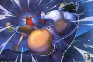 モンキー・D・ルフィ＆ウソップ 名場面色紙コレクション 「一番くじ ワンピース TVアニメ25周年 ～海賊王への道～」 H賞