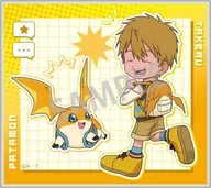 高石タケル＆パタモン 「デジモンアドベンチャー トレーディングミニ色紙 リンクコーデ」