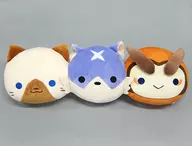 アイルー＆ガルク＆フクズク 3連ころんクッション 「モンスターハンターライズ：サンブレイク」 カプコン限定