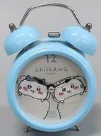 ちいかわ＆ハチワレ(B/ブルー) めざまし時計 「ちいかわ なんか小さくてかわいいやつ」
