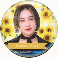 佐々木莉佳子(アンジュルム) ソロ缶バッジ 「モバガチャ Hello! Project オフィシャル オンラインガチャ 2022 Summer ～HIMAWARI ver.～」 ノーマル景品