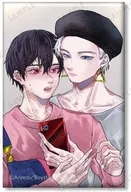 J＆乃亜A 「Kiss me crying トレーディングスクエア缶バッジ」