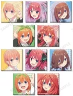全10種セット 「五等分の花嫁∽ トレーディングスクエア缶バッジ」