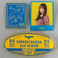 小坂菜緒(日向坂46) 脈打つ感情 個別ピンバッジセット(3個セット) 「脈打つ感情」 オフィシャルグッズ