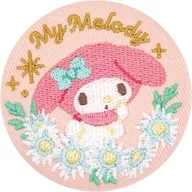 マイメロディ 「サンリオキャラクターズ トレーディング花言葉刺繍缶バッジ」