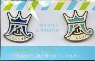 嵐 会場限定ピンバッジ ナゴヤドームver. (2個セット)「ARASHI 10-11 TOUR ”Scene”～君と僕の見ている風景～」