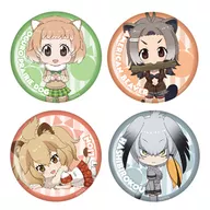 こはん＆へいげん ねんどろいどぷらす 缶バッジセット(4個組) 「けものフレンズ」