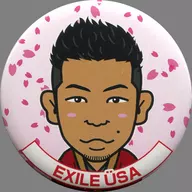 USA(EXILE) 缶バッジ 2018桜ver. EXILE TRIBE STATION オンラインカプセル