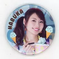 戸松遥(ツインテール/アイスクリーム) 缶バッジ 「LAWSON presents 戸松遥 5th Live tour 2018 ～COLORFUL GIFT to YOU～」 ガチャ景品
