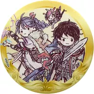 主人公＆フィーナ 「チェインクロニクル3 缶バッジ 02/グラフアートデザイン」