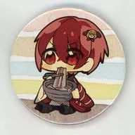 あほの坂田。(背景：ボーダー) 缶バッジ 「そらまふうらさかのふゆやすみ！～クリスマス会～ ～新年会～」 缶バッジくじ景品