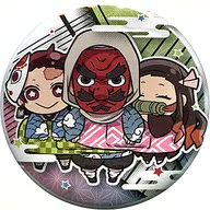 竈門炭治郎＆鱗滝左近寺＆竈門禰豆子 「鬼滅の刃 キャラばんちょうこう缶バッジ 参ノ型」