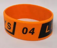 04 Limited Sazabys Bright Colour Rubber Band(ラバーバンド) オレンジ 「MONSTER baSH 2018」