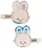 チムたん オーロラアクリルヘアクリップ 「モンチッチ」