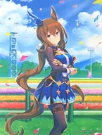 アドマイヤベガ キャンバス地タペストリー 「一番くじ ウマ娘 プリティーダービー 4弾」 B賞