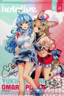 雪花ラミィ＆尾丸ポルカ タペストリー(おでかけver.) 「バーチャルYouTuber ホロライブ hololiveくじ～ホロライフ!～りぴーと!」 タペストリー賞