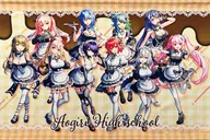 集合 A1タペストリー 「バーチャルYouTuber あおぎり高校 バレンタインを秋葉原で過ごすの幸せじゃない?」