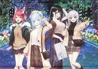 めるれっと(横) B2タペストリー 「バーチャルYouTuber プロプロプロダクション めるれっと×クラウドキャッチャー」 クラウドキャッチャー限定