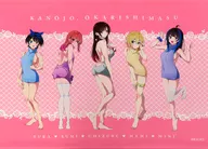 集合 B2タペストリー 「DMMスクラッチ! 彼女、お借りします 第四弾」 B-1賞