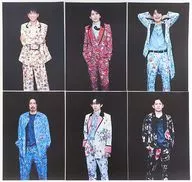 V6 11.1ライブ直後ソロポートレート6枚セット(A4サイズ) 「Blu-ray＆DVD LIVE TOUR V6 groove 初回盤B」 購入特典