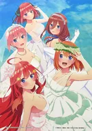 全員集合(ウェディング) 「フラットカシャポン 五等分の花嫁∬ A4サイズ台紙付イラストポートレート02」