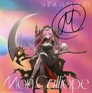 森カリオペ(通常盤絵柄) 直筆サイン入りアナザージャケット 「CD バーチャルYouTuber ホロライブ Mori Calliope SHINIGAMI NOTE 通常盤」 直筆サイン特典付第2弾 UNIVERSAL MUSIC STORE購入特典