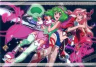シェリル(オベリスク)＆ランカ(魔法少女パステル) シルバー箔押しプレート 「マクロスF ビジュアルアートブロマイド ～The Movie Edition2～」
