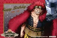 ユースタス・キッド バースデーカード 「ワンピース Character’s BIRTHDAY PARTY! -January-」 麦わらストア 対象商品購入特典