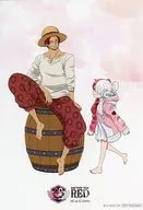 シャンクス＆ウタ 描き下ろしイラストカード 「ワンピース FILM RED×PEACH JOHN」 対象商品購入・予約特典