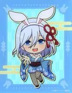 甘神朝姫(ミニキャライラスト) アクリルカード 「DMMスクラッチ! 甘神さんちの縁結び～原作イラスト＆描き起こし和風バニーガールミニキャラ～」 D-6賞