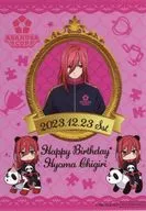 千切豹馬 バースデーブロマイド 「ブルーロック×浅草花やしき 浅草杯 千切豹馬バースデー企画」 ドリンク注文特典