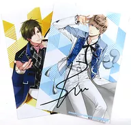 和泉柊羽/神楽坂宗司 ジャケット絵柄ピンナップブロマイド2種セット 「Blu-ray/DVD TSUKIPRO THE ANIMATION 2-ツキプロ・ジ・アニメーション2- 第5巻」 封入特典