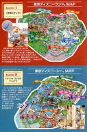 ディズニーランド/ディズニーシー マップカード 「ディズニー」 Disney FAN(ディズニーファン) 2024年6月号 綴じ込み付録