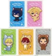 全5種セット アクリルカード 「DMMくじ 忘却バッテリー ～アニマル着ぐるみ～」 E賞
