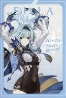 エウルア バースデーポストカード 「原神×SWEETS PARADISE -岩華聚餐-」 バースデーポストカードキャンペーン特典