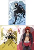 リムル＆ラミリス＆ギィ ポストカード3枚セット 「魅力広がる異世界! 転生したらスライムだった展2」