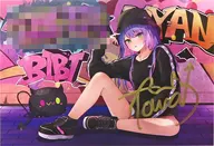 常闇トワ 直筆サイン＆箔押し複製メッセージ入り らっち。描き下ろしポストカード 「バーチャルYouTuber ホロライブ 常闇トワ 誕生日記念2022 誕生日記念フルセット」 購入特典