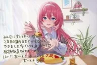 鷹嶺ルイ 箔押し複製サイン＆メッセージ入りGuchico描き下ろしポストカード 「バーチャルYouTuber ホロライブ 鷹嶺ルイ 誕生日記念2023 誕生日記念フルセット」 購入特典